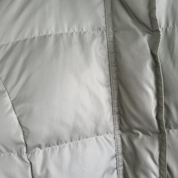 Eddie Bauer Green Puffer Coat with Fur Trim - Picture 5 of 10